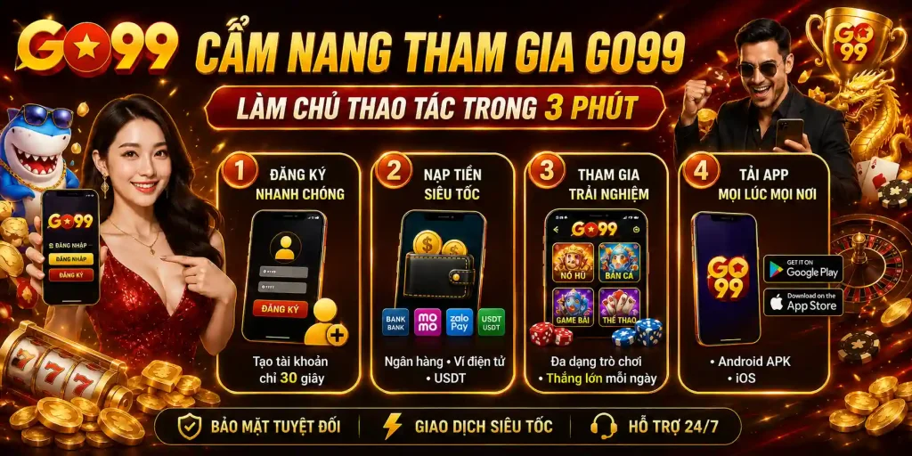 Cẩm Nang Tham Gia GO99 trong 3 phút