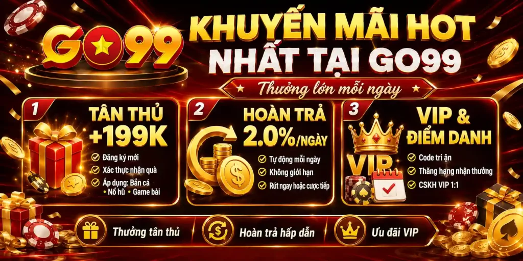 Tổng Hợp Khuyến Mãi GO99 Hot 2026