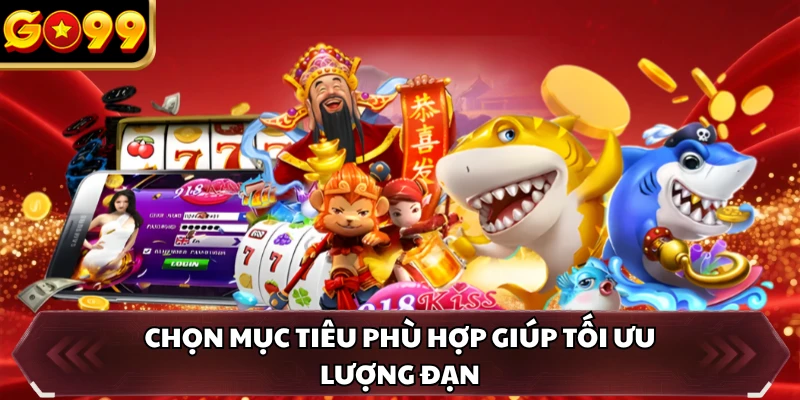 Chọn mục tiêu phù hợp giúp tối ưu lượng đạn